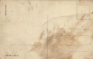 Ice skating lady, winter sport. B.K.W.I. 271-4. s: Mela Koehler (fa)