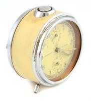 Junghans Lautlos vekker, működő állapotban 9,5 cm