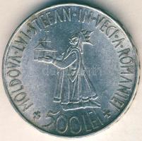 Románia 1941. 500L Ag "Besszarábia" T:2