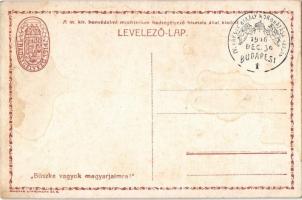 Büszke vagyok magyarjaimra! A m. kir. honvédelmi minisztérium hadsegélyező hivatala kiadása / WWI Au...