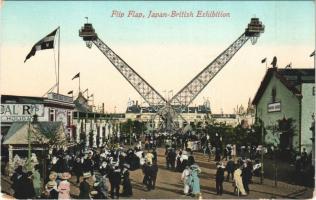 1910 Flip Flap at the Japan-British Exhibition. advertising card (kis szakadás / small tear)