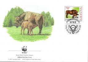 WWF Buffalo set + 4 FDC WWF Bölény sor + 4 FDC WWF Wisent Satz + 4 FDC