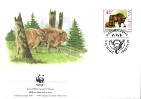 WWF Buffalo set + 4 FDC WWF Bölény sor + 4 FDC WWF Wisent Satz + 4 FDC