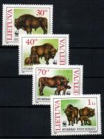 WWF Buffalo set + 4 FDC WWF Bölény sor + 4 FDC WWF Wisent Satz + 4 FDC