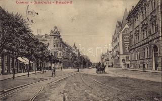 1915 Temesvár, Timisoara; Józsefváros, Hunyady út / Iosefin, street (EK)