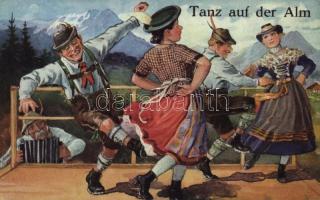 Tanz auf der Alm / German mountain folklore, traditional dance. J.S. & Co. M. Nr. 2597. (fl)