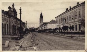 1942 Szenttamás, Bácsszenttamás, Srbobran; Szerb templom, Fő utca / Serbian church, main street