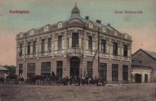 1912 Érmihályfalva, Valea lui Mihai; Grosz Hermann ház és üzlete / shops (EK)