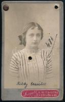 1917 Bp., Fényképes igazolvány az 1917-1918-as tanévre diáklány számára