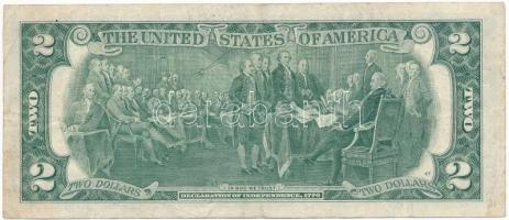 Amerikai Egyesült Államok 1974-1977. (1976) 2$ "Francine Irving Neff - William E. Simon" T...