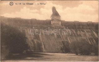 La Gileppe, Le Barrage / dam, statue