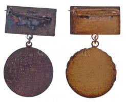 1957. "Kiváló Munkáért" MHSZ (Magyar Honvédelmi Szövetség) zománcozott, aranyozott és ezüs...