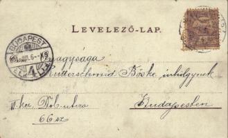 1901 Child playing the flute. litho (fl)