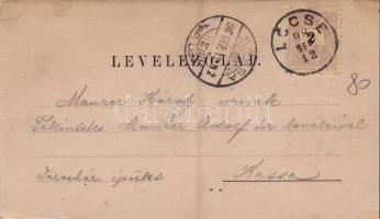 1898 (Vorläufer) Lőcse, Levoca; Körtér, piac. Latzin János kiadása / Ringplatz / square, market (EK)