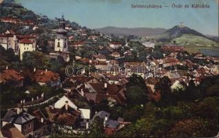 Selmecbánya, Schemnitz, Banská Stiavnica; Óvár Kálvária. Joerges 1912-13. / castle, calvary