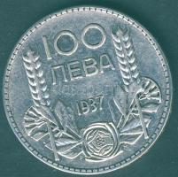 Bulgária 1937. 100L Ag T:2/3