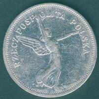 Lengyelország 1928. 5Zl Ag T:3