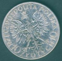 Lengyelország 1932. 10Zl Ag T:2/3