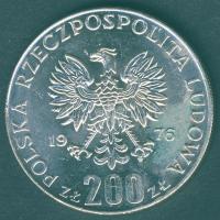 Lengyelország 1976. 200Zl Ag "Olimpia" T:1/2+