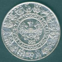 Lengyelország 1966. 100Zl Ag "Millenium" próbaveret variáns T:1/2+