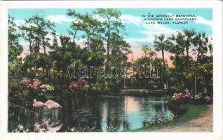 1935 Lake wales (Florida), in the serenely beautiful mountain lake sanctuary (EB)