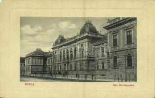 1910 Gyula, Kir. törvényszék. W.L. Bp. 6541/a. (EK)