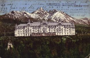 1915 Tátralomnic, Tatranská Lomnica; Palota szálloda / hotel (EK)