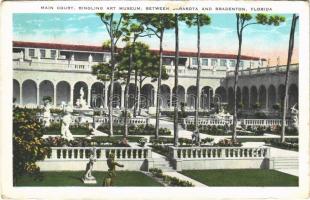 1933 Florida, between Sarasota and Bradenton, main court, Ringling Art Museum (surface damage)