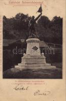 1901 Selmecbánya, Schemnitz, Banská Stiavnica; Honvéd szobor (leleplezve 1899. október 8-án). Joerges A. özv. és fia 46. sz. / military heroes monument