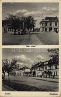 1940 Szenc, Szempcz, Senec; Fő tér, községháza / main square, town hall (EB)