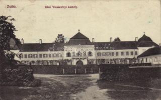 1913 Zsibó, Jibou; Báró Wesselényi kastély / castle (EK)