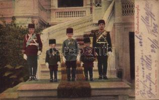 1906 Constantinople, Istanbul; Les Fils du Sultan / the sultans sons (Rb)