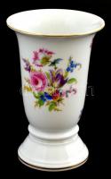 Rosenthal porcelán váza, matricás, jelzéssel, apró kopásokkal, m: 14,5 cm