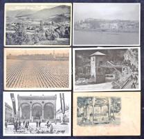 Kb. 150 db RÉGI külföldi város képeslap vegyes minőségben / Cca. 150 pre-1945 European town-view postcards, mixed quality