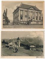 60 db RÉGI régi képeslap: külföldi városok, üdvözlők, művészeti és motívum lapok / 60 pre-1945 postc...