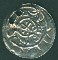 Géza herceg 1064-1074. Denár Ag ÉH.12 T:2-/3 (2 lyukkal)