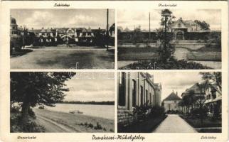 1942 Dunakeszi-Műhelytelep, lakótelep, Duna, park