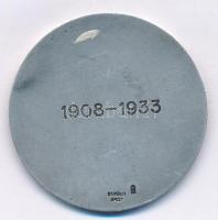 1933. "Magyar Korcsolyázó Szövetség - Alakult 1908" jelzetlen Ag emlékérem, "BERÁN N ...