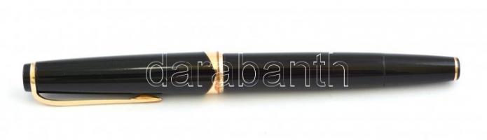 Mont Blanc Meisterstück 14K aranyozott tollheggyel, h: 13,5 cm