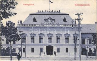 1909 Balassagyarmat, Vármegyeháza. Wertheimer Zsigmond kiadása