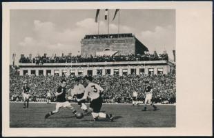 1954 Budapest, az magyar-angol a 7:1-es mérkőzés a Népstadionban, fotó, 9×14 cm