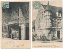 10 db RÉGI francia képeslap Szentendrére küldve / 10 pre-1945 French postcards sent to Szentendre