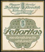Senoritas szivarka címke