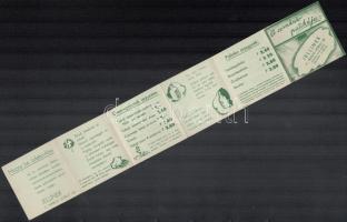 1936 Bp. II., A rosszkedv patikája: Jellinek borüzletének vicces árlistája