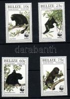 WWF howler monkeys set + a same set on 4 FDC WWF bőgőmajom sor + ugyanaz a sor 4 FDC-n WWF Brüllaffe...