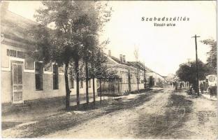 1925 Szabadszállás, Vasút utca, Dori Imre üzlete (EK)