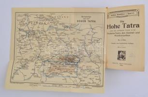 Dr. A. Otto: Die Hohe Tatra nebst den wichtigsten Touren in der Niederen Tatra, den Zentral- und Wes...