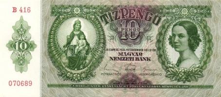 1932. 50P (2x) + 1936. 10P (2x) kevés ugrású sorszámokkal + 1939. 5P (2x) egymásutáni sorszámokkal T...