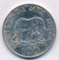 Tanzánia 1986. 100Sh Cu-Ni Elefánt - Megőrzés T:2 Tanzania 1986. 100 Shilling Cu-Ni Elephant - Conservation C:XF Krause KM#18