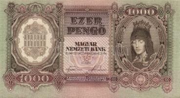 1943. 1000P (2x) egymásutáni sorszámokkal T:I